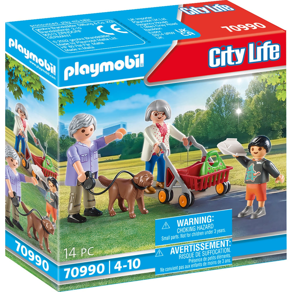Playmobil City Life bedsteforældre med børnebørn 70990