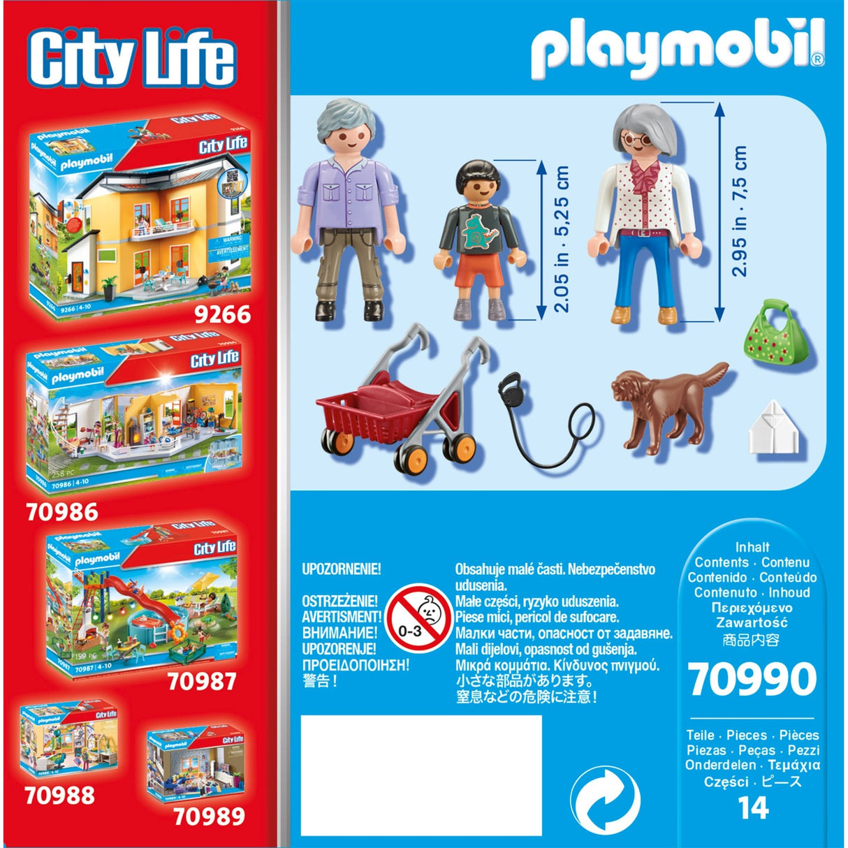 I nonni della vita della città di Playmobil con nipoti 70990