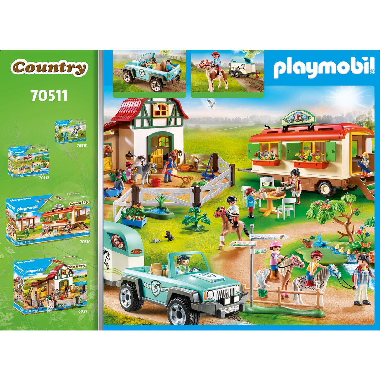 Playmobil Country Auto s přívěsem 70511