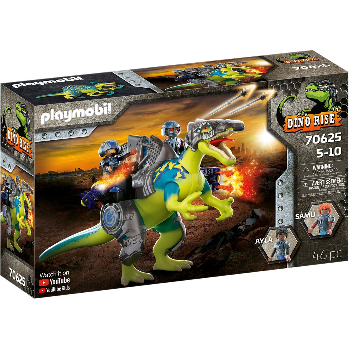Playmobil Rise Spinosaurus: Double defense crack