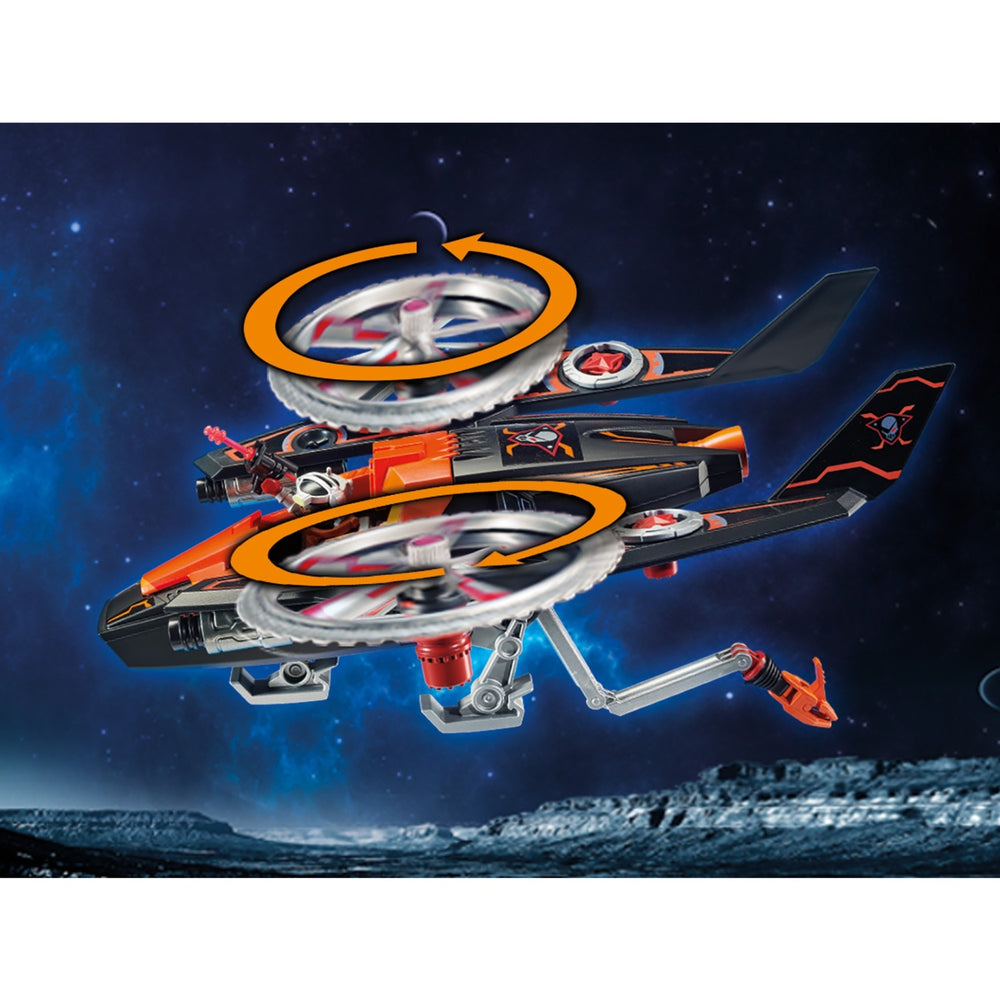 Playmobil Galaxy Police Galaxy Pirate Helicopter