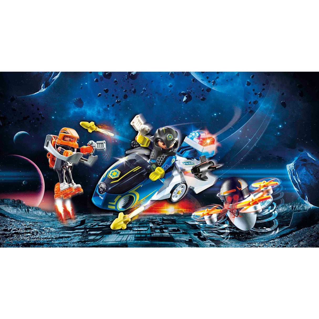 Playmobil Galaxy Police Galaxy Police Motor Bike