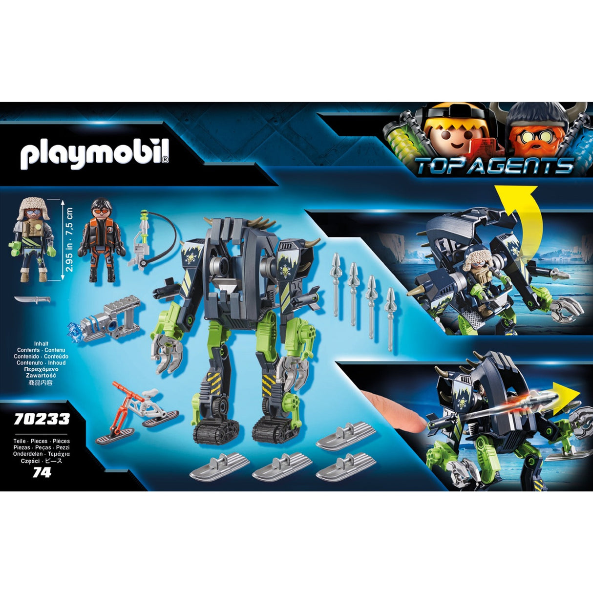 Playmobil Top Agents Arctic Rebels Snow Robot