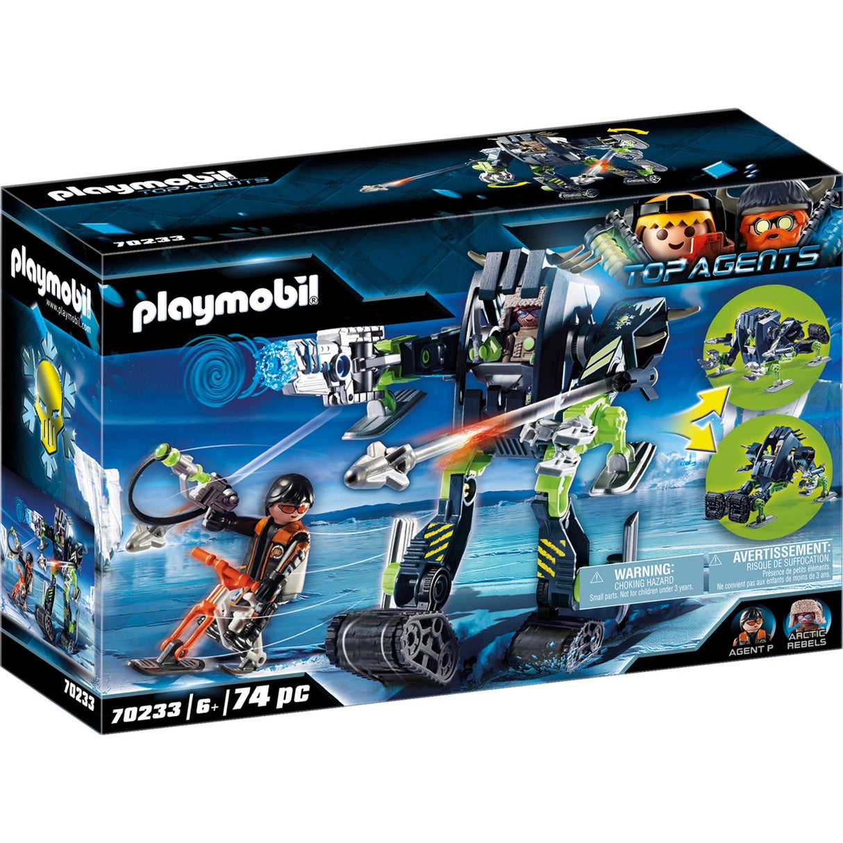 Playmobil Top Agents Arctic Rebels Snow Robot