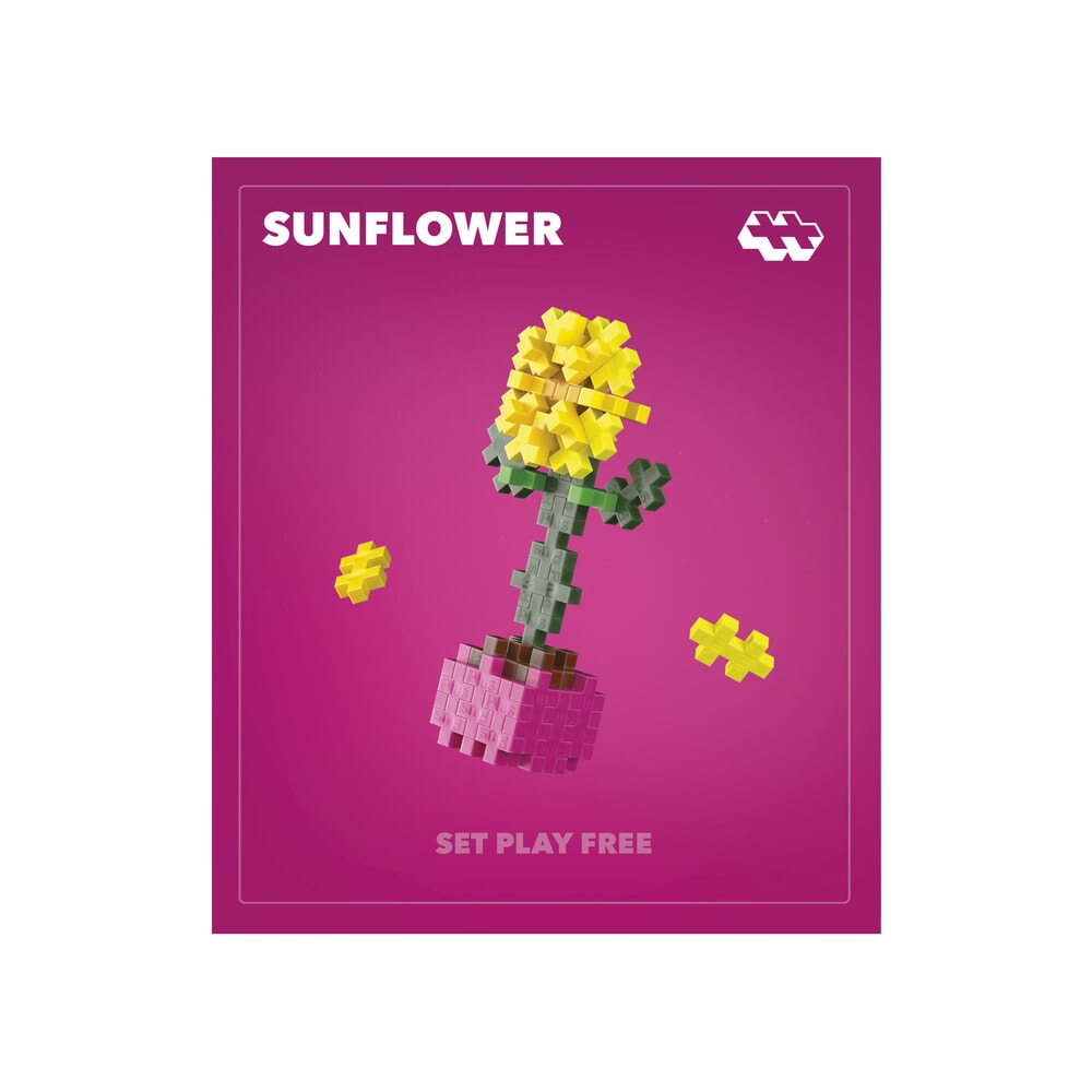 Plus plus plant packs - sunflower plus-plus flowers plants (4340)