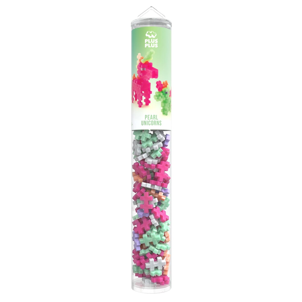 Plus plus plus-plus pearl unicorns 100 pcs tube (4374)
