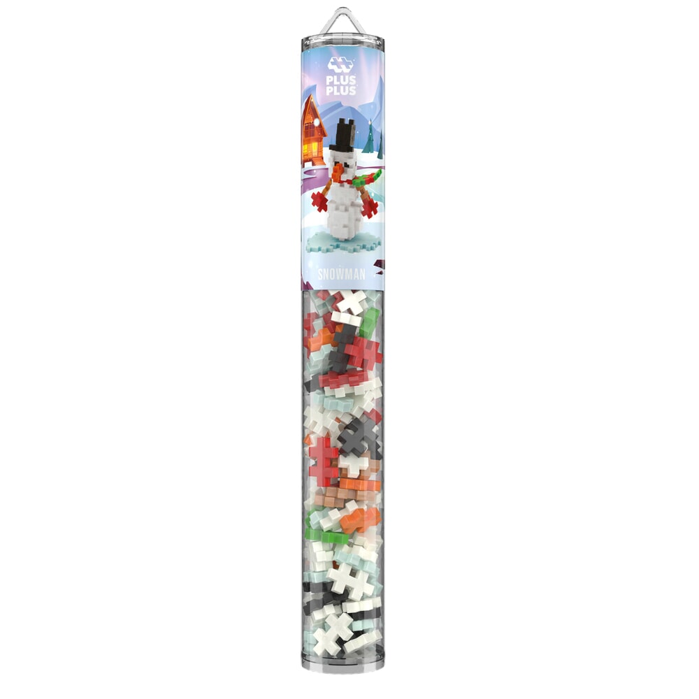 Plus-plus sneeuwman 100 stuks tube