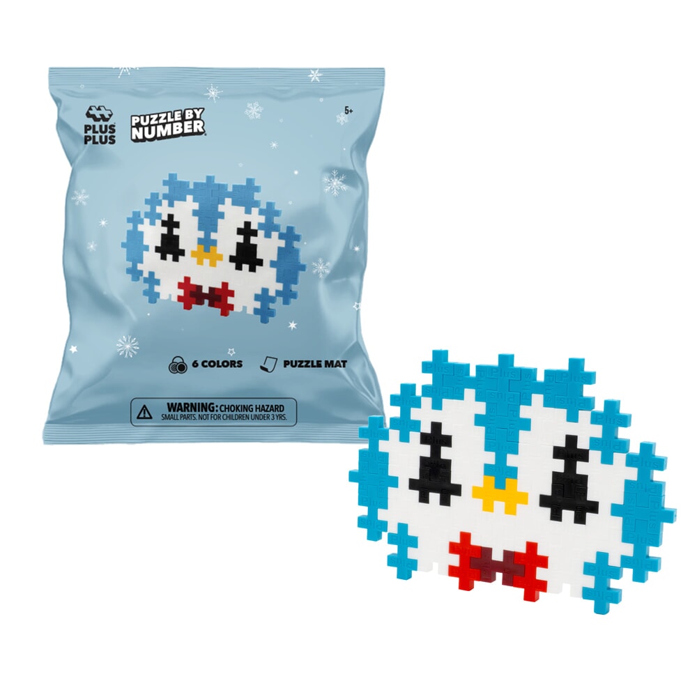 Plus-plus puzzle by number Christmas - penguin (4415)