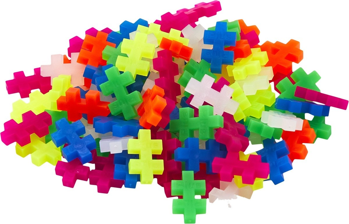 Plus plus tube neon plus-plus: 100 stuks (4024)