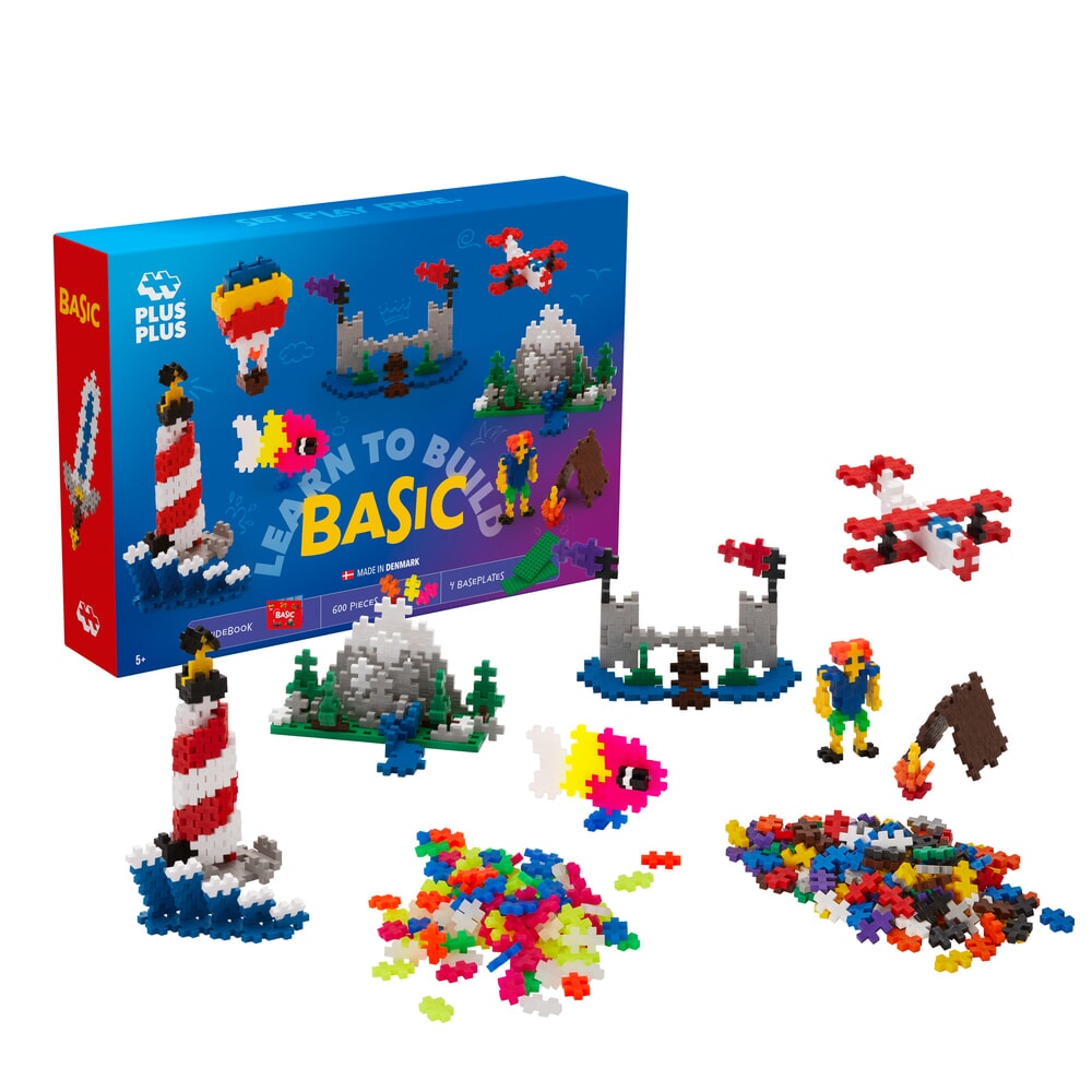 Plus plus learn to build basic plus-plus: 600 stuks (5008)
