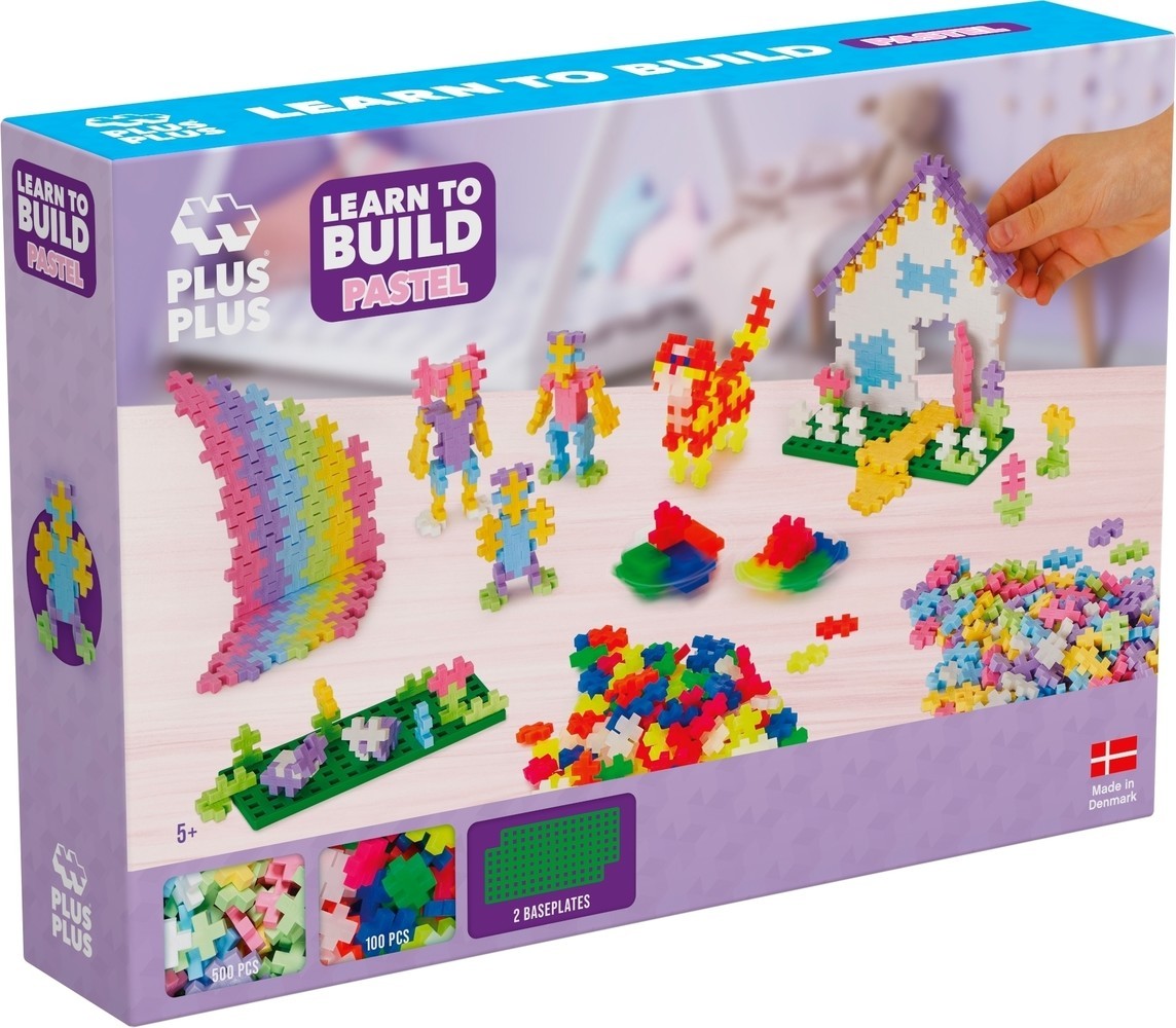 Plus plus learn to build pastel plus-plus: 600 stuks (5009)