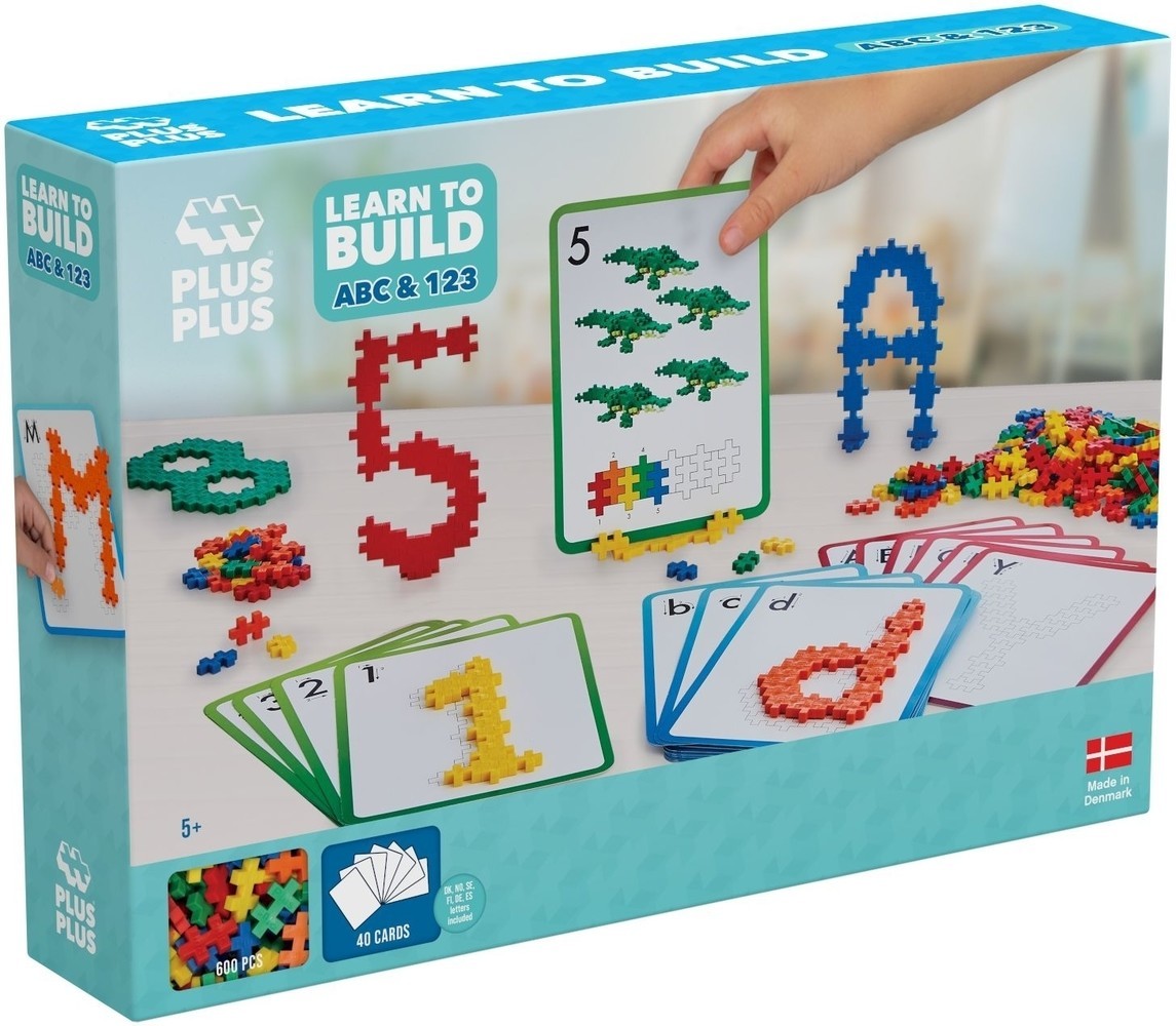 Plus plus learn to build abc 123 plus-plus: 600 stuks (3909)