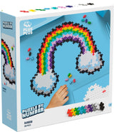 Plus plus puzzle by number regenboog plus-plus: 500 stuks (3913)