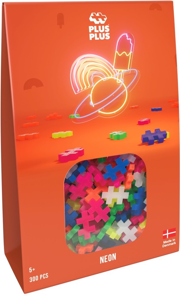 Plus plus neon plus-plus: 300 stuks (3351)