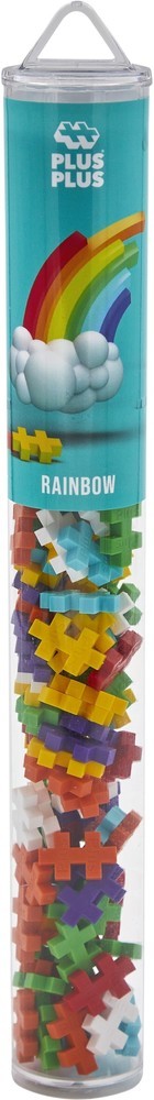 Plus plus tube regenboog plus-plus: 100 stuks (4265)