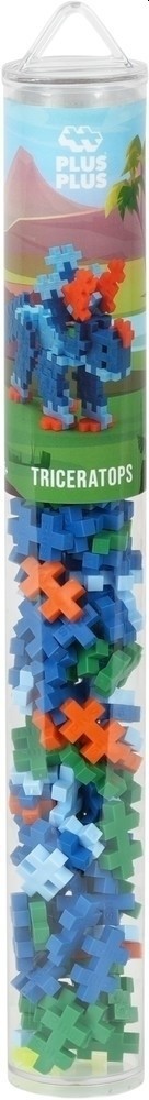 Plus plus tube triceratops plus-plus: 100 stuks (4094)