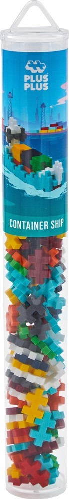 Plus plus tube container schip plus-plus: 100 stuks (4286)