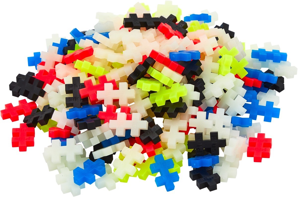 Plus plus tube glow plus-plus: 240 stuks (4283)