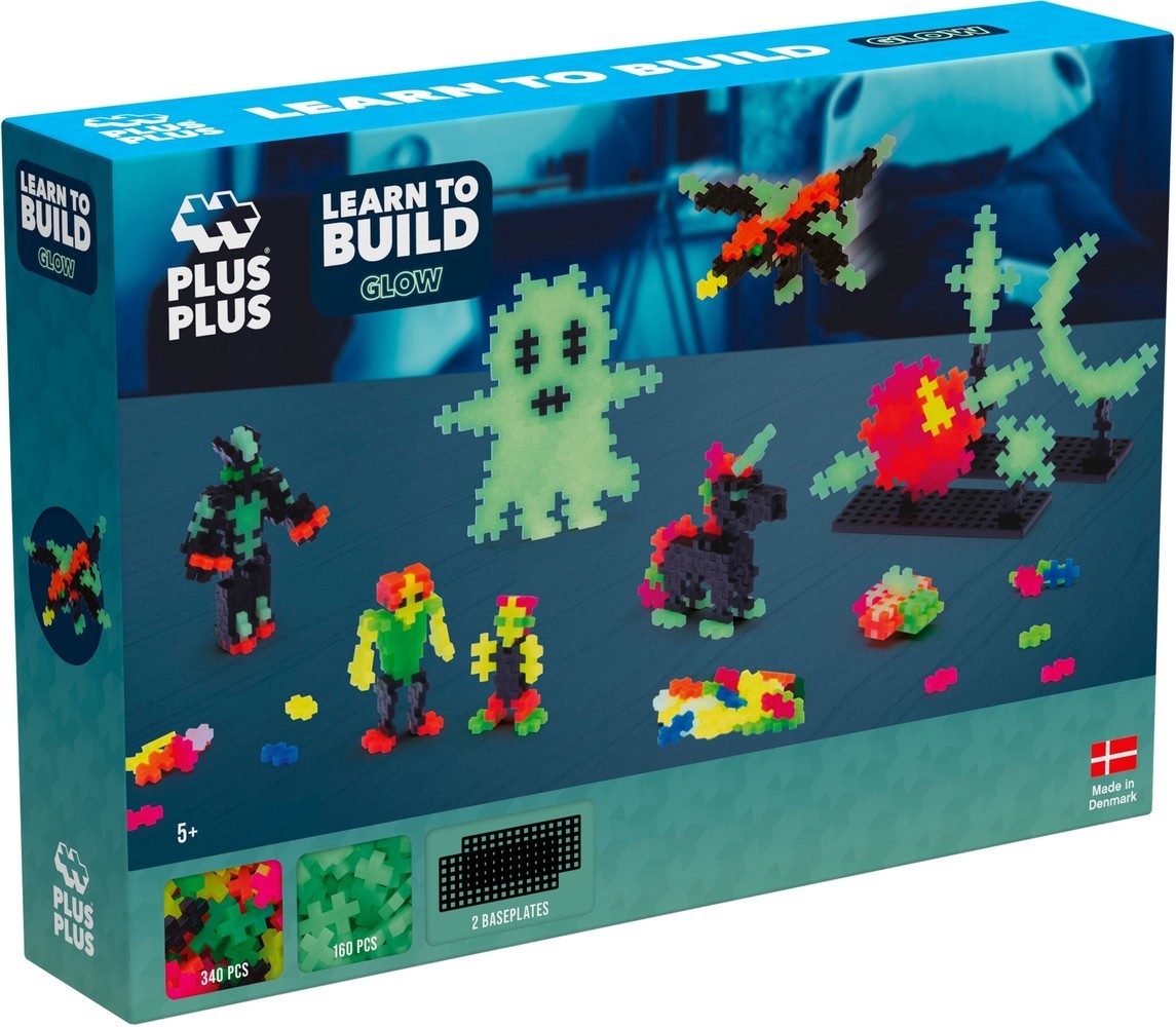 Plus plus learn to build glow plus-plus: 500 stuks (3928)