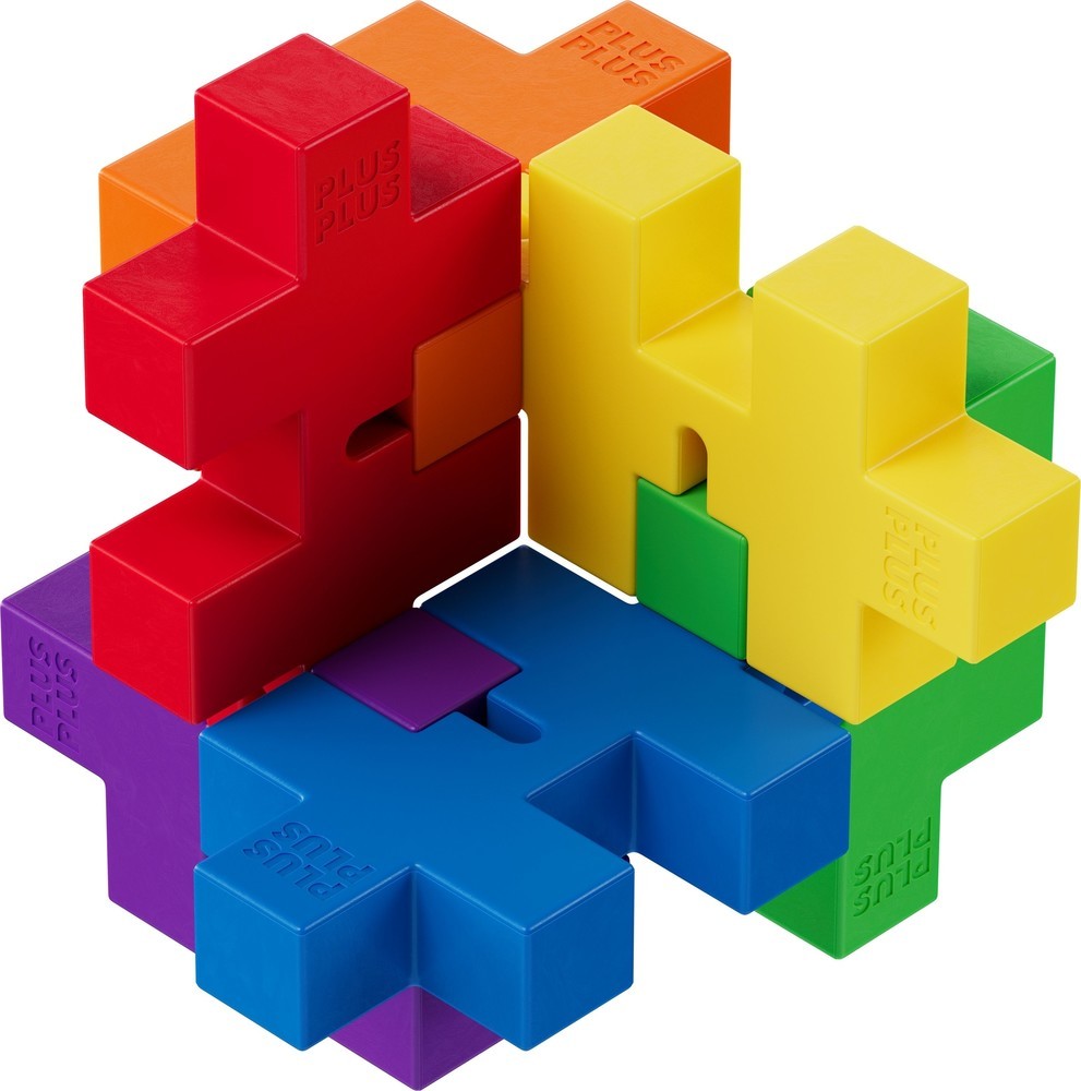 Plus plus hexel spectrum plus-plus: 6 stuks (3485)