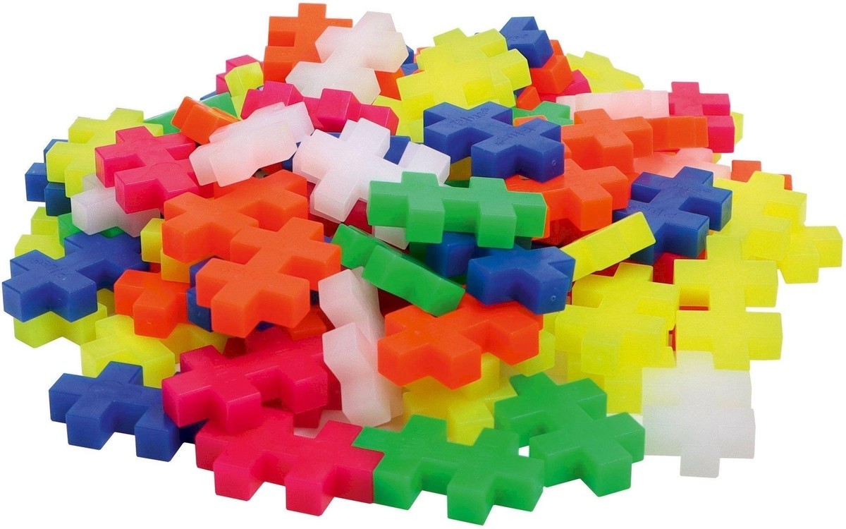 Plus plus neon big plus-plus: 100 stuks (3411)