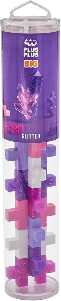 Plus plus tube glitter big plus-plus: 15 stuks (3432)