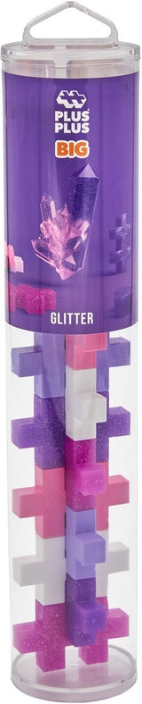 Plus plus tube glitter big plus-plus: 15 stuks (3432)
