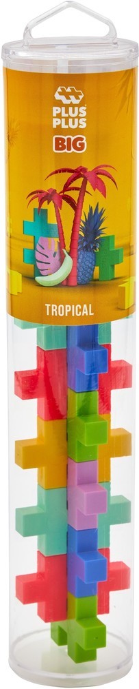 Plus plus tube tropical big plus-plus: 15 stuks (3431)