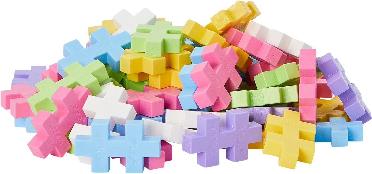 Plus plus opbergbox pastel big plus-plus: 70 stuks (3275)