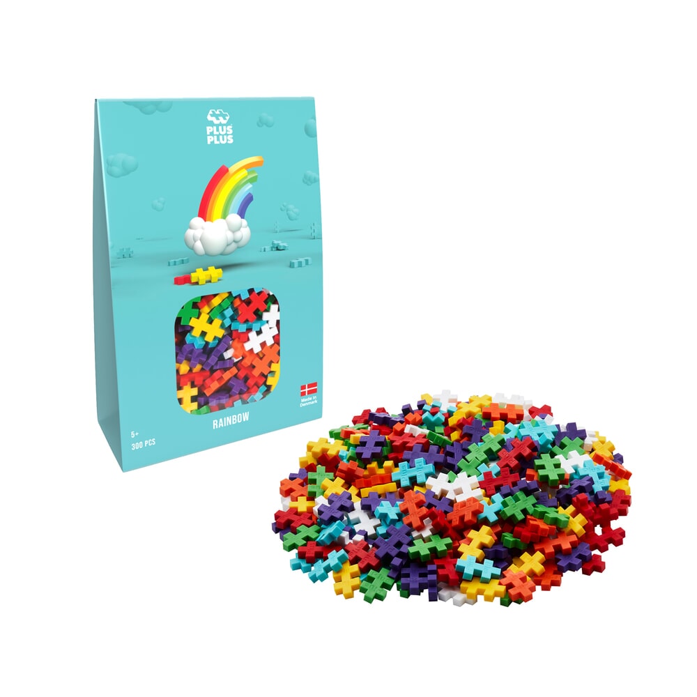 Plus plus plus-plus arcoíris: 300 piezas (3977)