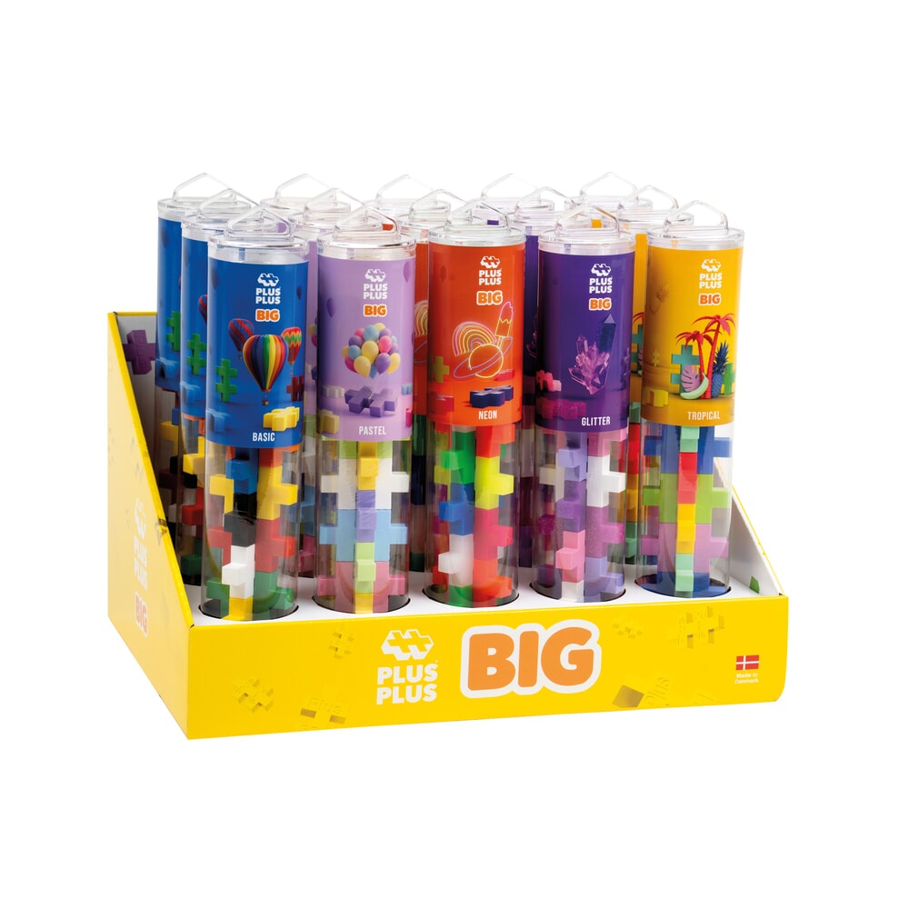Plus plus plus-plus big 15 display glitter and tropical (7305)