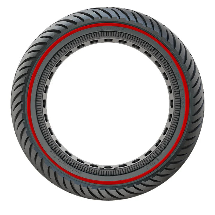 Solido pneumatico pro-Mounts 8 1 2 Linea rosso nero