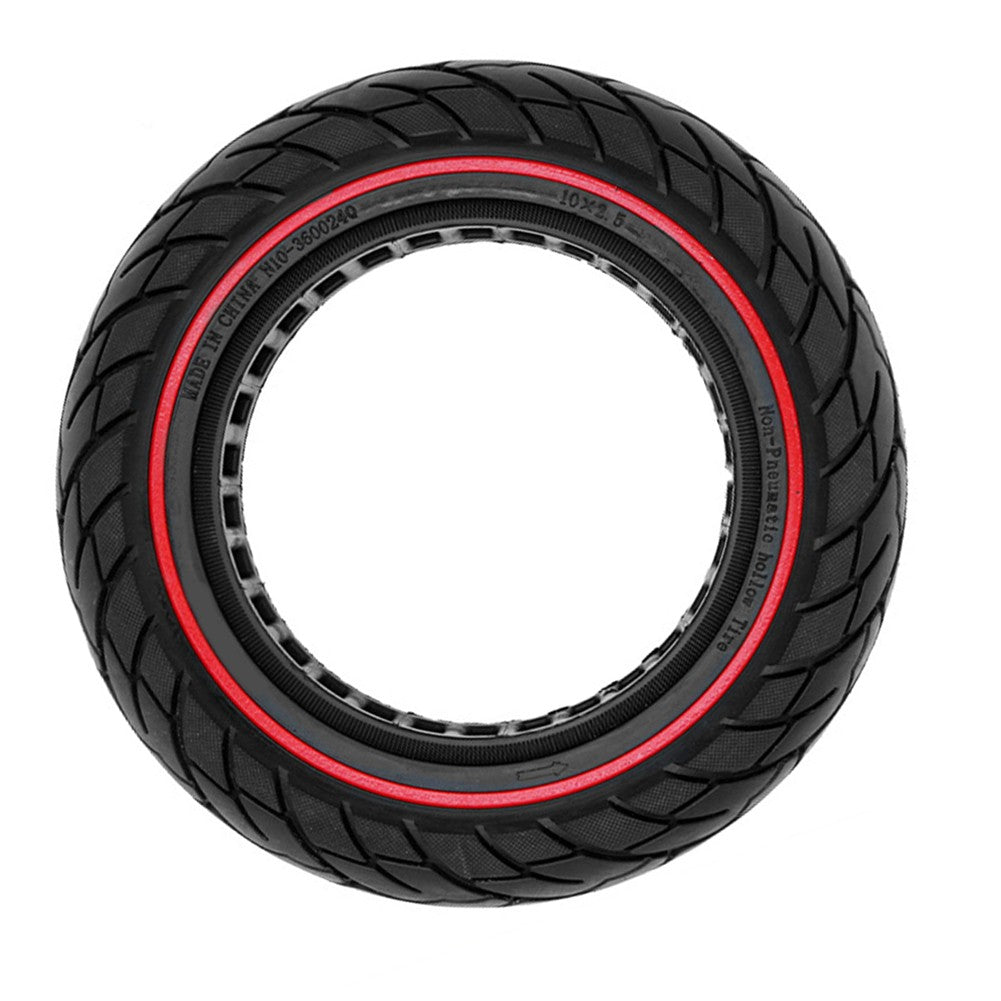 Pro-mounts tire solid 10 x 2.125 black red line