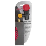 Pump CO2 cartridge with attachment head