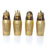 Sklenice egyptské mumie zlaté barvy