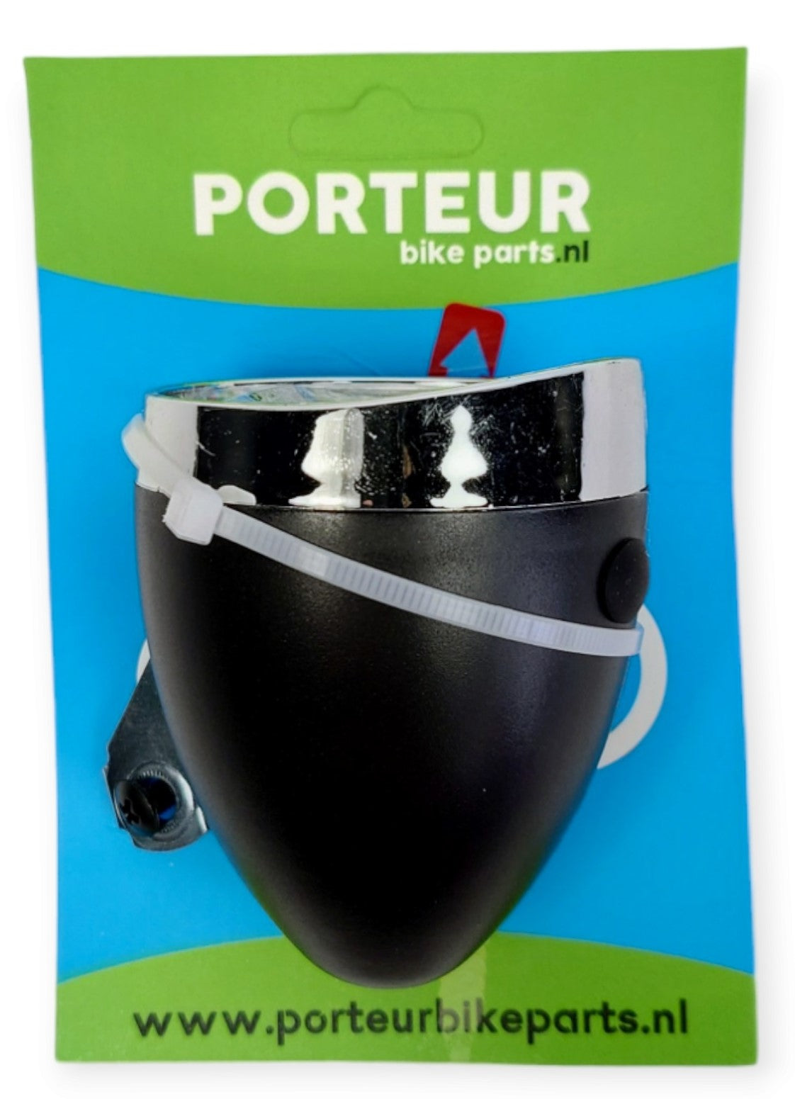 Portur frontlys retro svart
