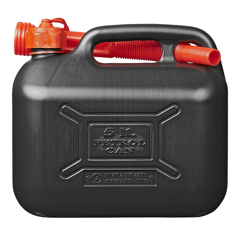 Superior proplus jerrycan un-gekeurd 5l kunststof zwart