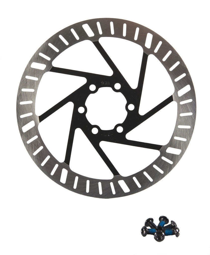 Elvedes Primax E Disc Brake Rotor Ø160x1.85mm, Silver (OA: VanMoof S X och Cowboy)