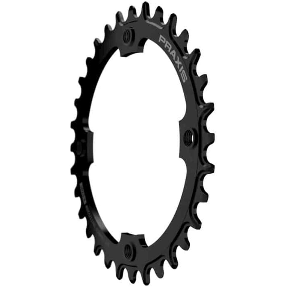 Praxis Chain top 1x E-ring 104BCD M8 36T Staal Black