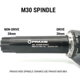Praxis Bottom BRAS Adapter M30 T47 I.B. 85,5 mm