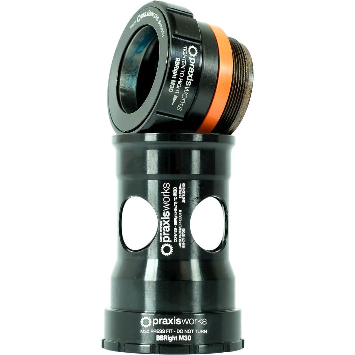 „Praxis“ dugno laikiklio adapteris M30 Bbright Road 79mm