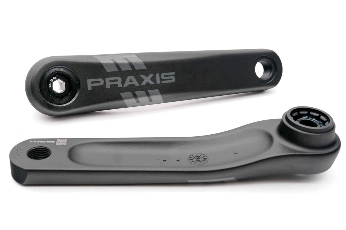 Praxis E-bike crankset Aluminum Bosch Yamaha 170mm