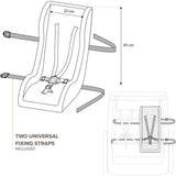 Polisport toddler seat mini pelican without belt mesh black