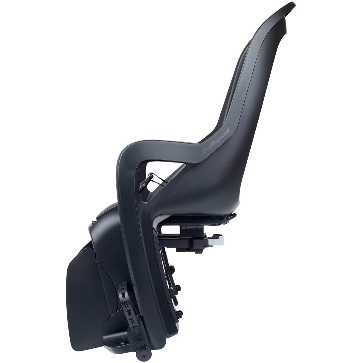 Polisport Kindersitz hinten Mik-HD - Schwarzgrau
