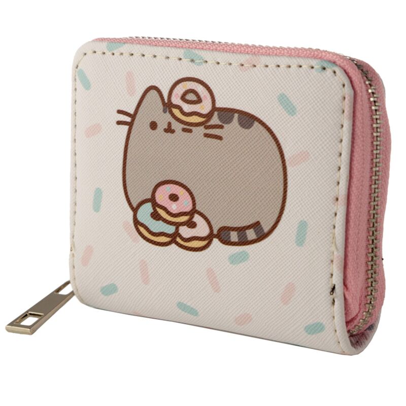 Pusheen foodie kat rondrits portemonnee - small
