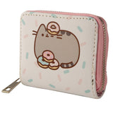 Pusheen foodie cat round zip wallet - small