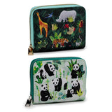Animal kingdom zipper wallet - small
