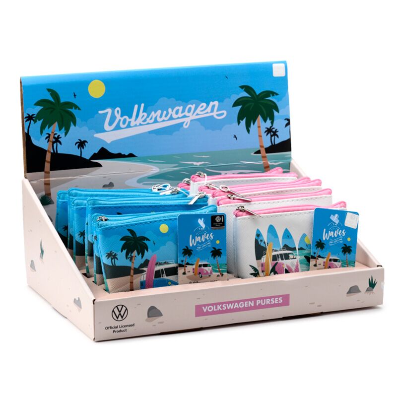 Volkswagen van vw t1 waves pvc wallet