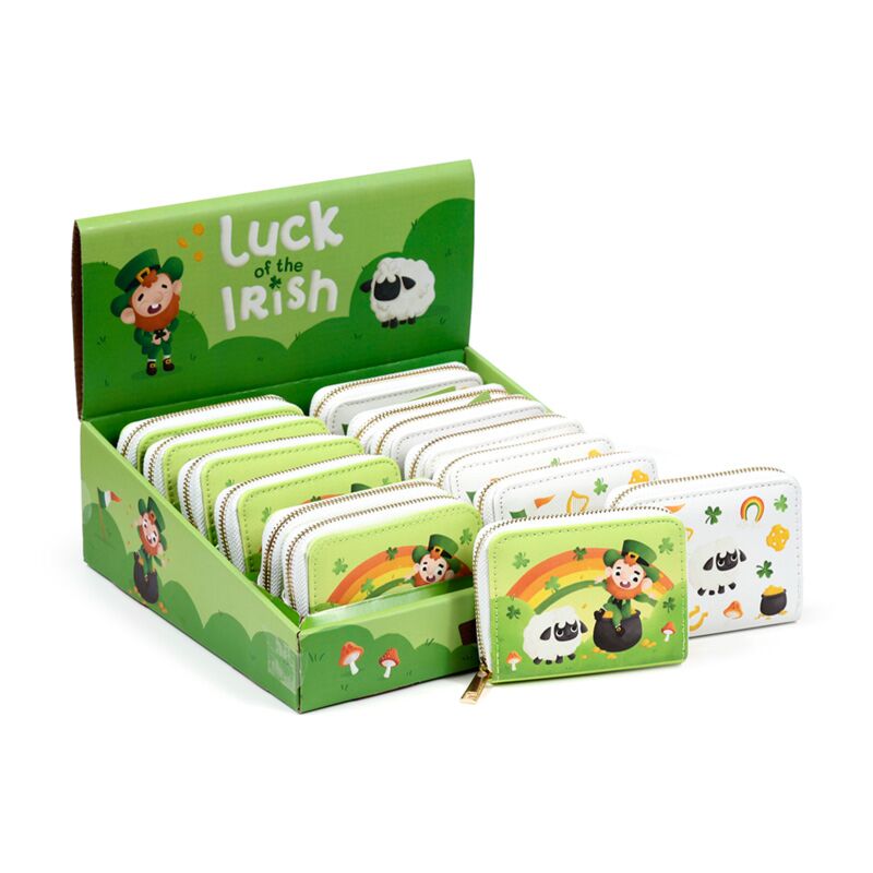 Luck of the Irish round zip wallet - lille