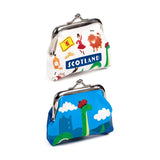Portafoglio souvenir scozzese con taglio